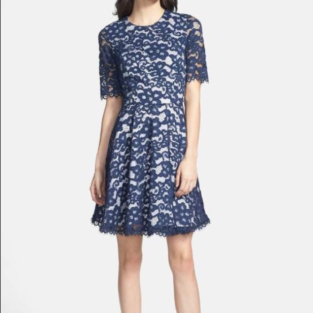 Shoshanna Lace Carmen Dress, Size 2